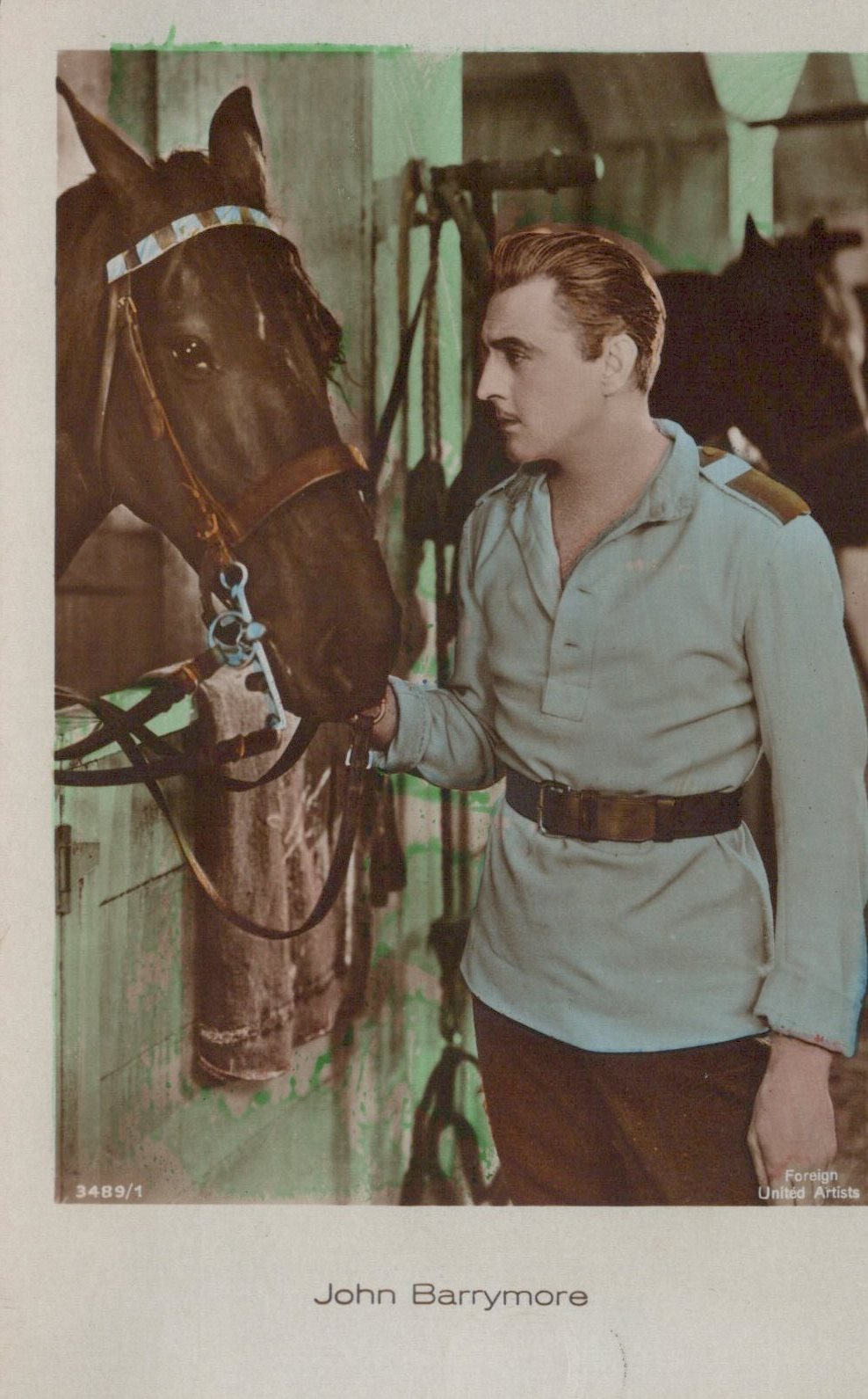 Theatrical Postcard - American Actor John Barrymore  SW18895