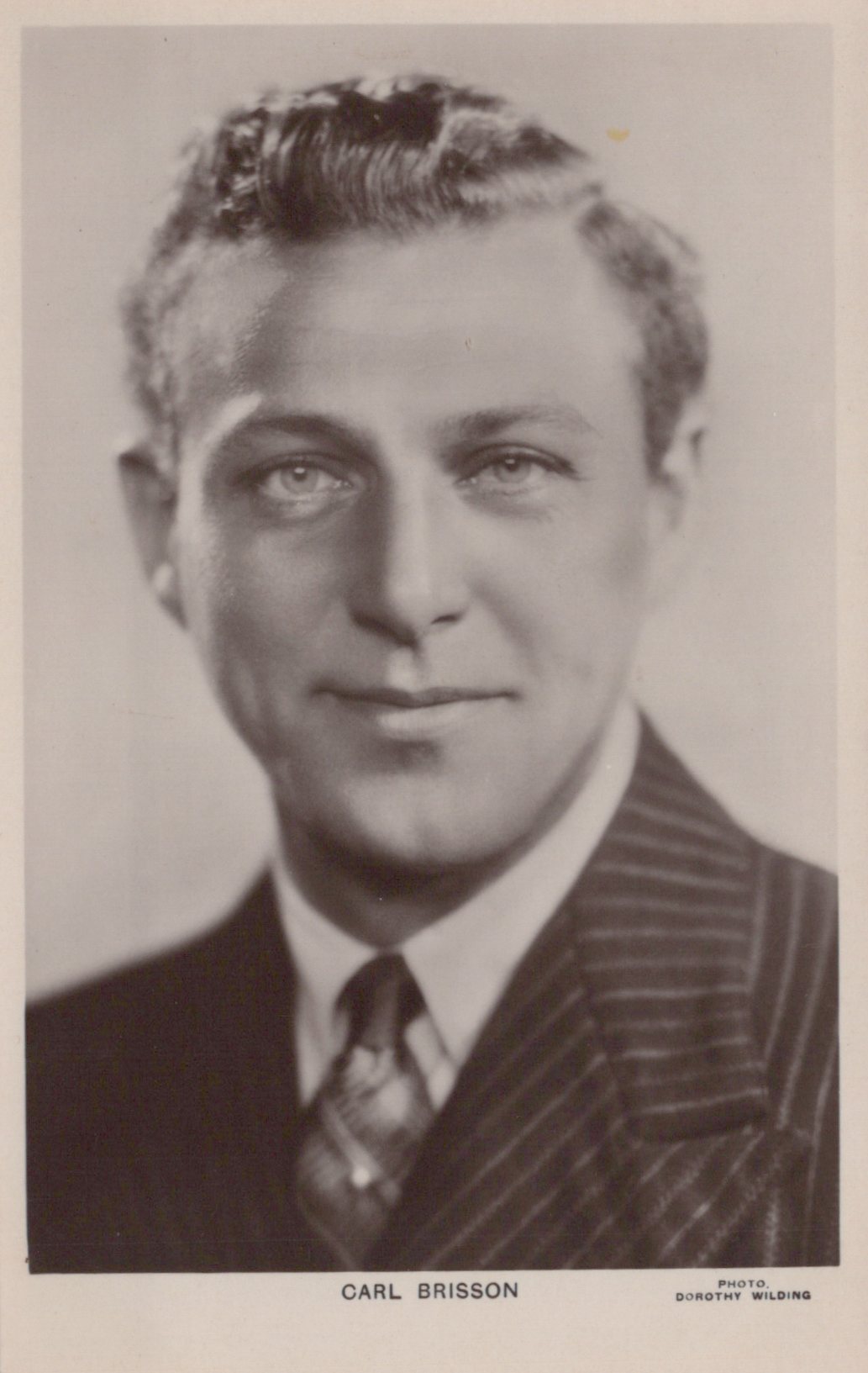 Theatrical Postcard - Danish Actor and Singer Carl Brisson  SW18896