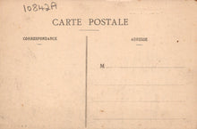 Load image into Gallery viewer, Vintage postcard with &#39;Carte Postale&#39; text and address fields on a beige background.
