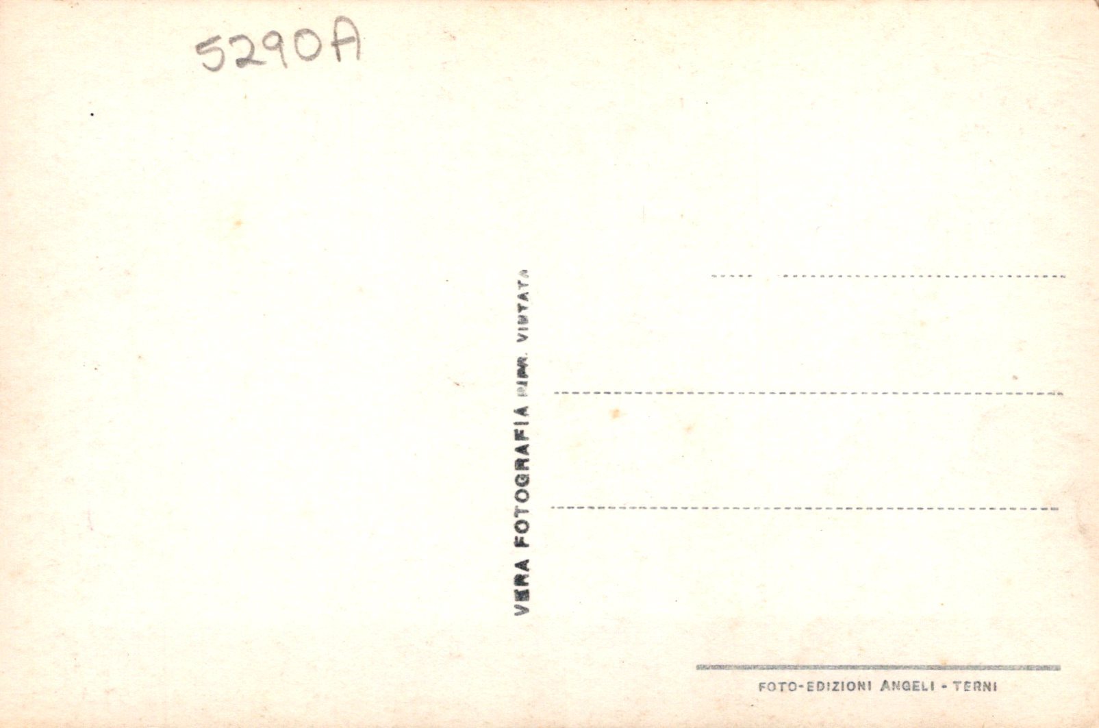 Vintage postcard with 'Vera Fotodruck' branding on a light background