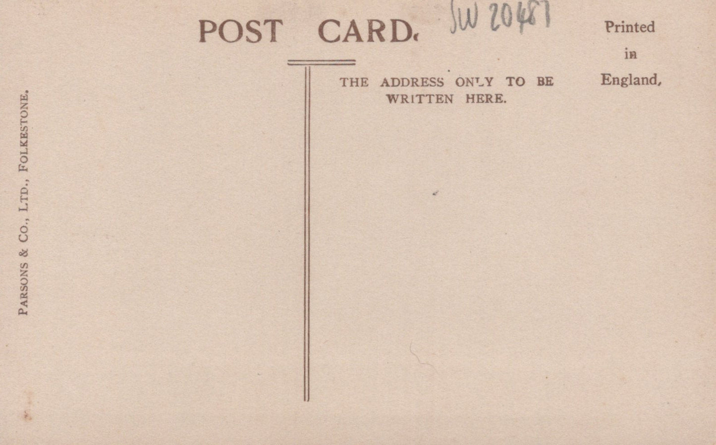 Kent Postcard - Folkestone, Leas Shelter   SW20481