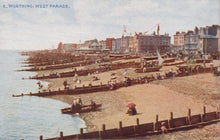 Load image into Gallery viewer, Sussex Postcard - Worthing West Parade   SW19296
