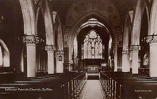 Load image into Gallery viewer, London Postcard - Sutton Parish Church Interior  SW19297
