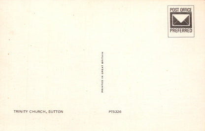 London Postcard - Sutton, The Trinity Church   SW19300