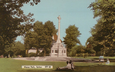 London Postcard - Manor Park, Sutton  SW19305