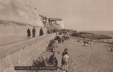 Sussex Postcard - Undercliff Walk, Rottingdean   SW19306