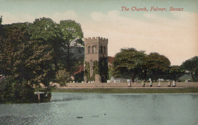 Sussex Postcard - The Church, Falmer   SW19307