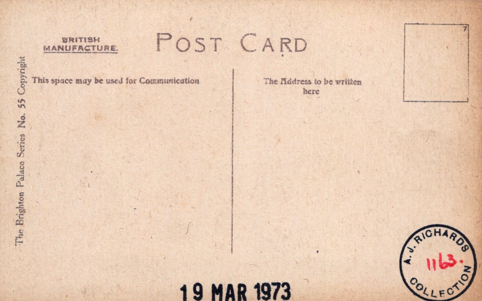 Sussex Postcard - Rottingdean, The Late Sir E.Burne Jones' House SW19309