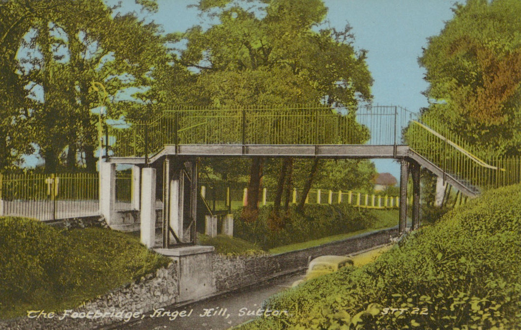 London Postcard - The Footbridge, Angel Hill, Sutton  SW19319