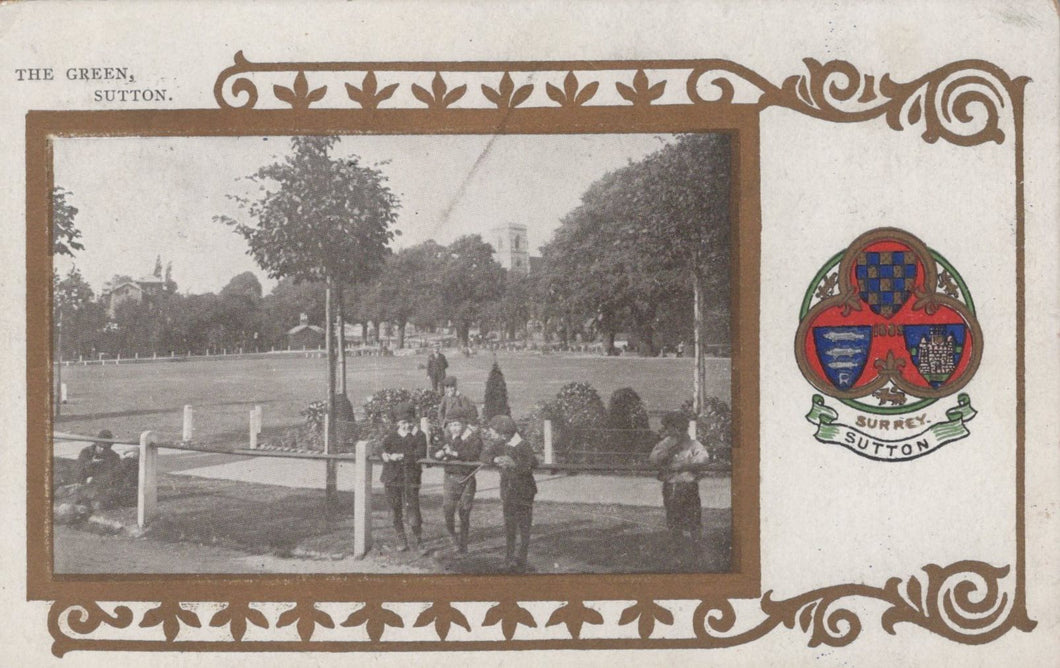 London Postcard - The Green, Sutton  SW19338