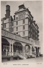 Load image into Gallery viewer, Vintage black and white photograph of the Grand Hotel in Llandudno
