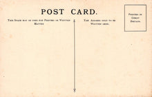 Load image into Gallery viewer, Vintage postcard with printed text and a line for writing on it.
