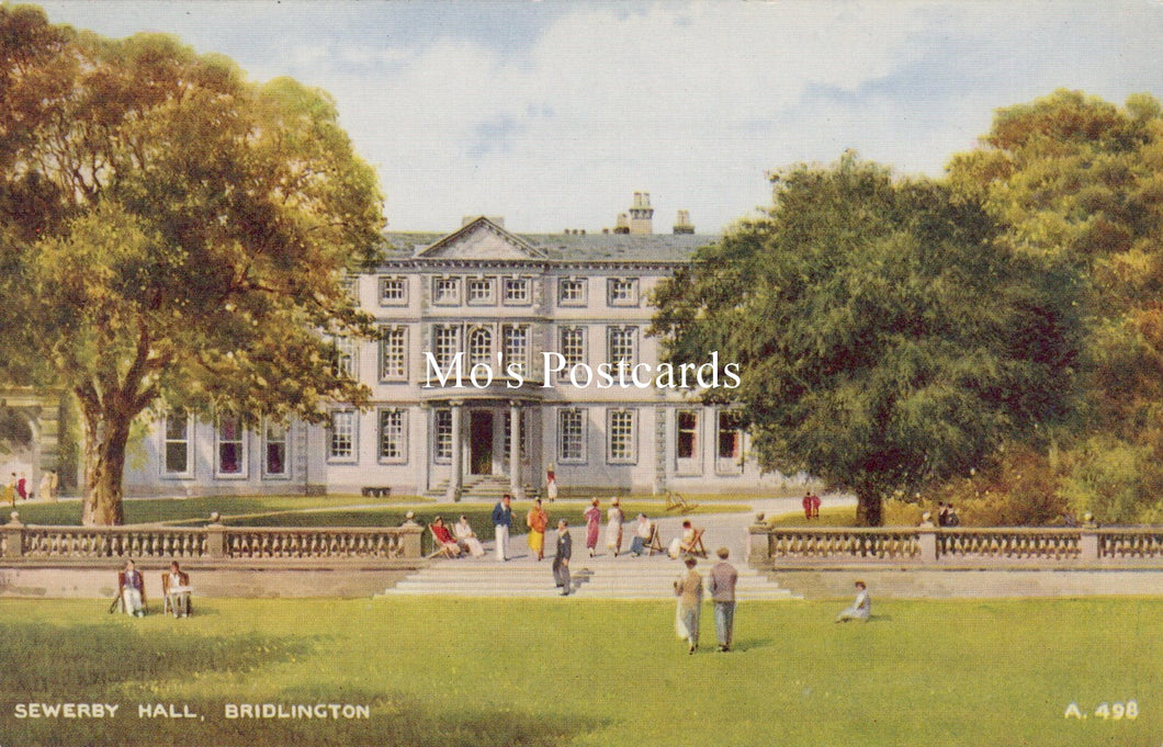 Yorkshire Postcard - Sewerby Hall, Bridlington  SW19203