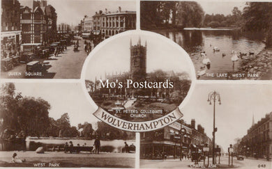 Staffordshire Postcard - Views of Wolverhampton  SW19218