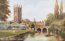 Load image into Gallery viewer, Oxfordshire Postcard - Oxford, Magdalen College From The Cherwell  SW19227
