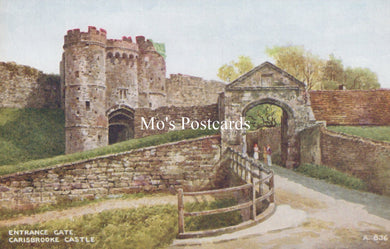 Isle of Wight Postcard - Entrance Gate, Carisbrooke Castle  SW19232