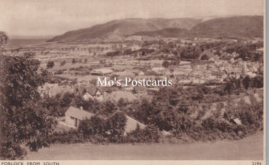 Somerset Postcard - Porlock From South   SW19237