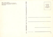 Load image into Gallery viewer, Vintage postcard with text and a grid on a beige background
