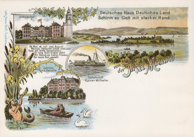 Germany Postcard - Gruss Von Der Insel Mainau  VT321