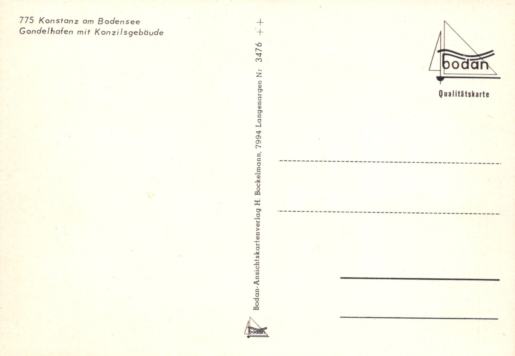 Germany Postcard - Konstanz Am Bodensee  VT323