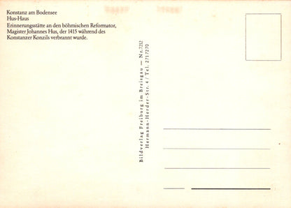 Vintage postcard with text on a beige background