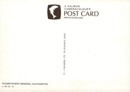 Hampshire Postcard - Pilgrim Fathers' Memorial, Southampton  VT308
