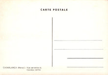 Load image into Gallery viewer, Blank postcard with &#39;CARTE POSTALE&#39; text and an aerial view of Casablanca, Morocco.
