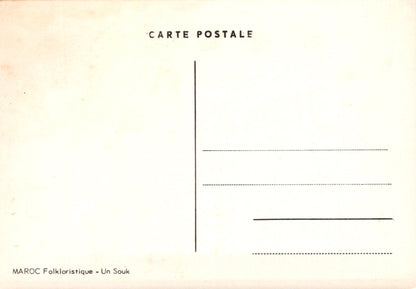 Morocco Postcard - Folkloristique - Um Souk VT312