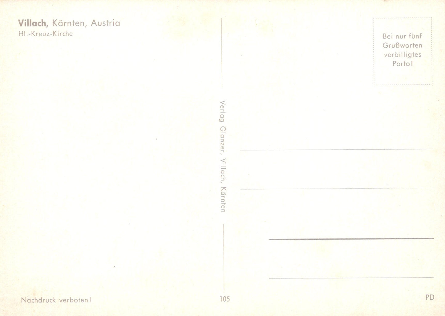 Austria Postcard - Villach, Karnten  VT315