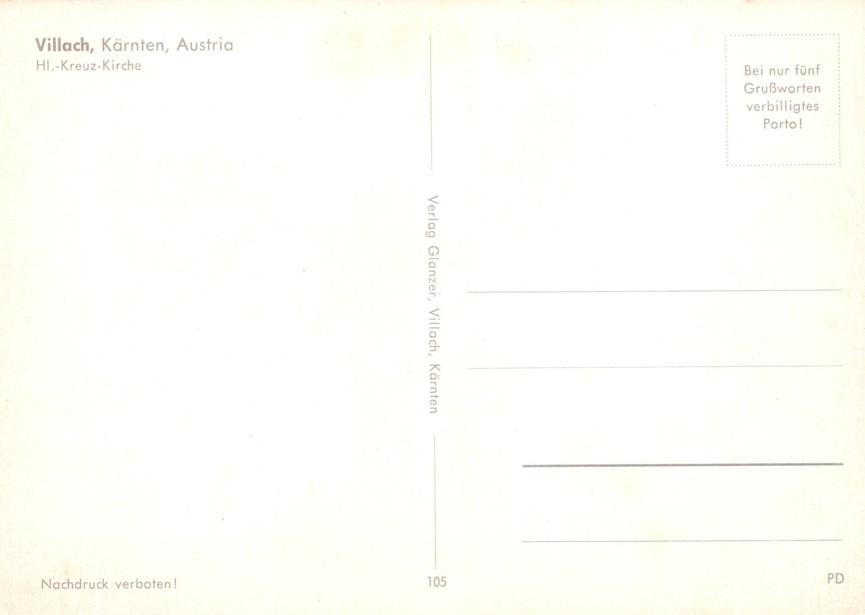 Austria Postcard - Villach, Karnten  VT315