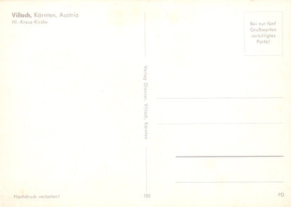 Austria Postcard - Villach, Karnten  VT315
