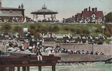 Load image into Gallery viewer, Essex Postcard - Clacton-on-Sea Bandstand and Cliffs  SW18875
