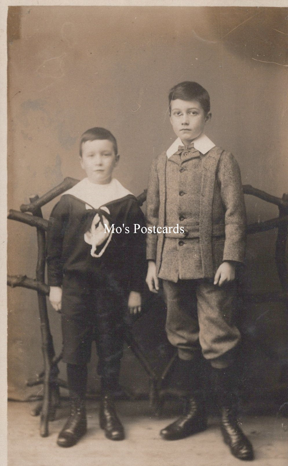 Ancestors Postcard - Two Smartly Dressed Boys   SW18881