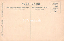 Load image into Gallery viewer, Vintage-style postcard back with text and &#39;Mo&#39;s Postcards&#39; branding
