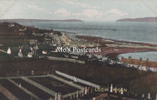 Load image into Gallery viewer, Vintage postcard of a coastal scene with &#39;Mo&#39;s Postcards&#39; branding.
