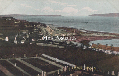 Vintage postcard of a coastal scene with 'Mo's Postcards' branding.