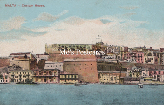 Malta Postcard - Custom House  SW19457