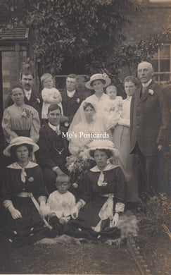 Ancestors Postcard - Wedding Party and Family   SW19460