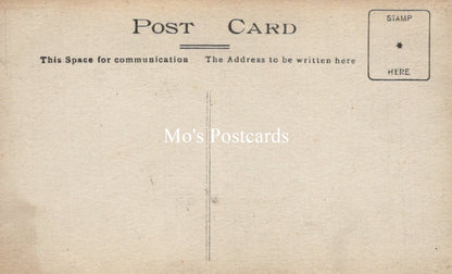 Vintage-style postcard with 'Mo's Postcards' branding