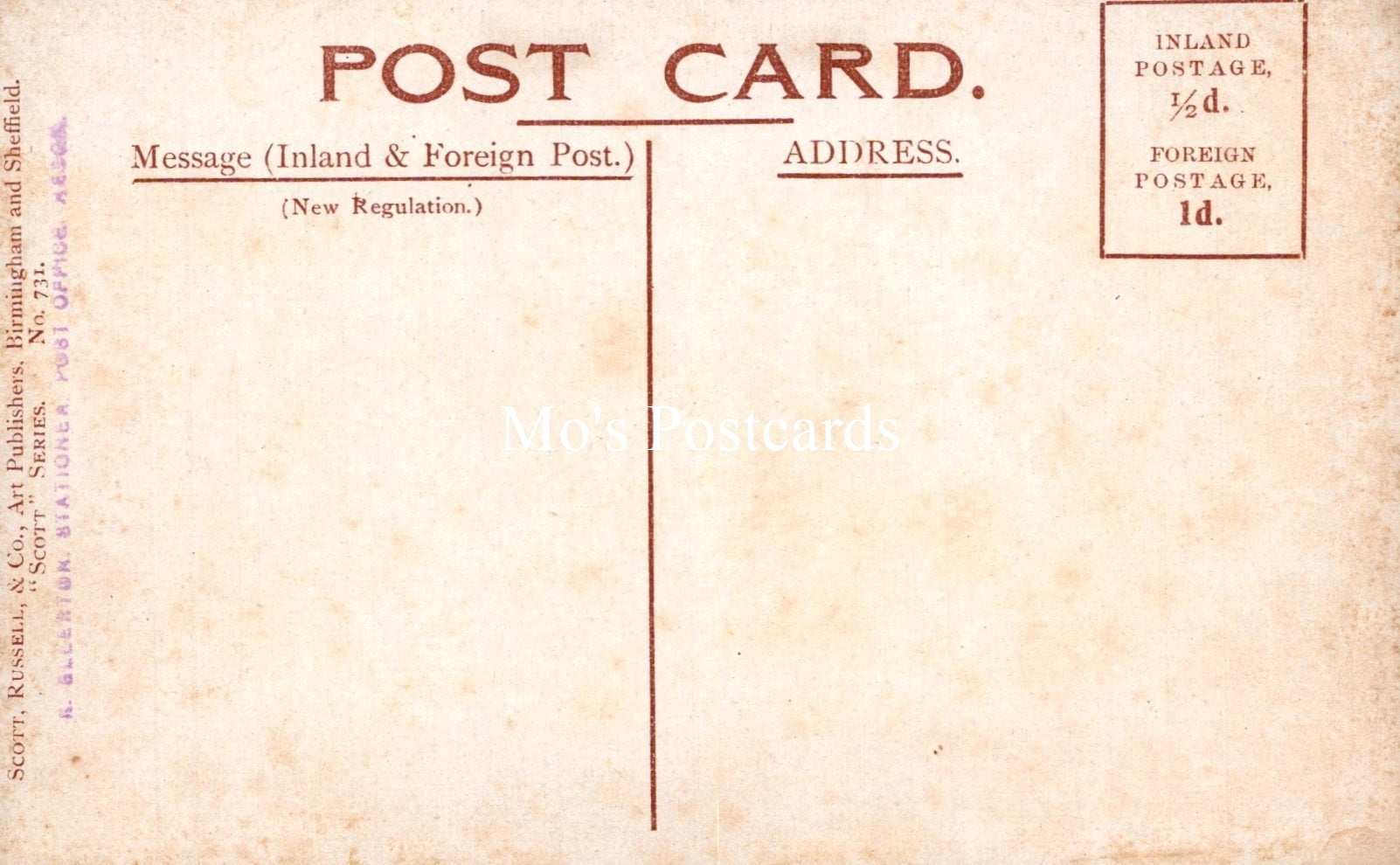 Yorkshire Postcard - Garrowby Hall  SW19466