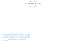 Load image into Gallery viewer, Vintage-style postcard with text and a light blue border on a white background
