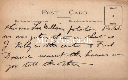Vintage postcard with handwritten text  