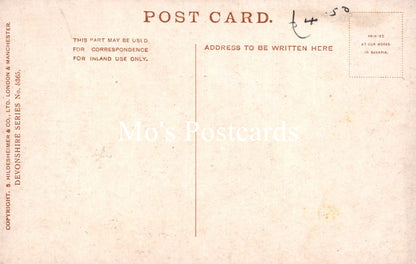 Vintage postcard with text 
