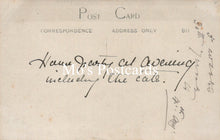 Load image into Gallery viewer, Vintage postcard with handwritten text 
