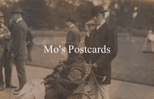 Load image into Gallery viewer, Vintage black and white photo of people in a park 
