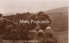 Load image into Gallery viewer, Sepia-toned postcard with a landscape view  
