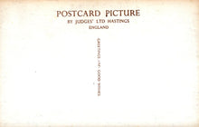 Load image into Gallery viewer, Vintage postcard with text &#39;Postcard Picture by Judges&#39; Ltd Hastings England&#39; on a beige background
