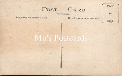 Vintage-style postcard with 'Mo's Postcards' branding