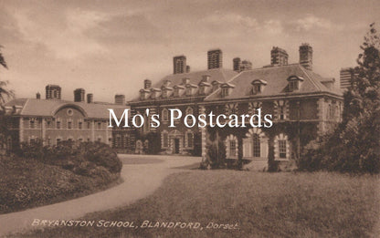 Vintage-style image of a school building 