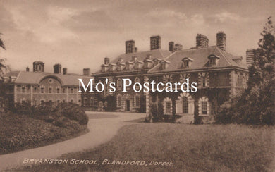 Vintage-style image of a school building 